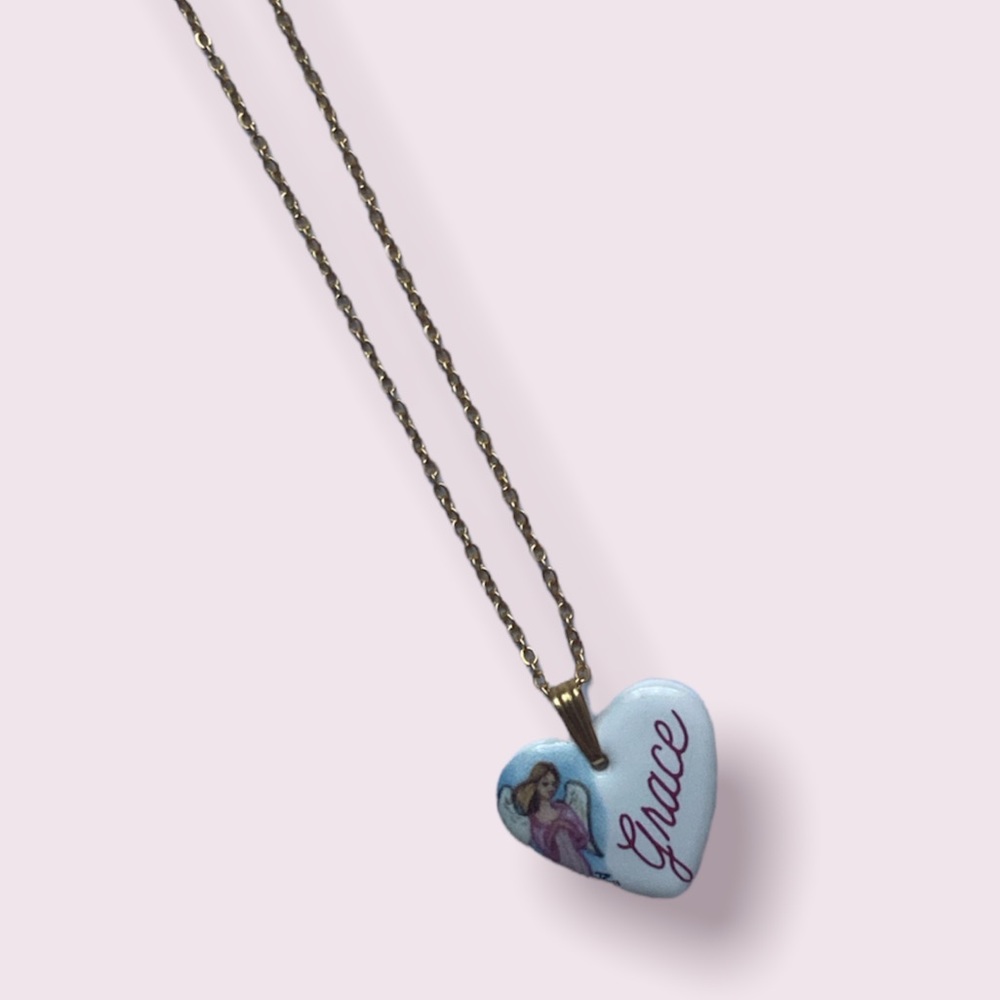 “Grace” gold chain necklace